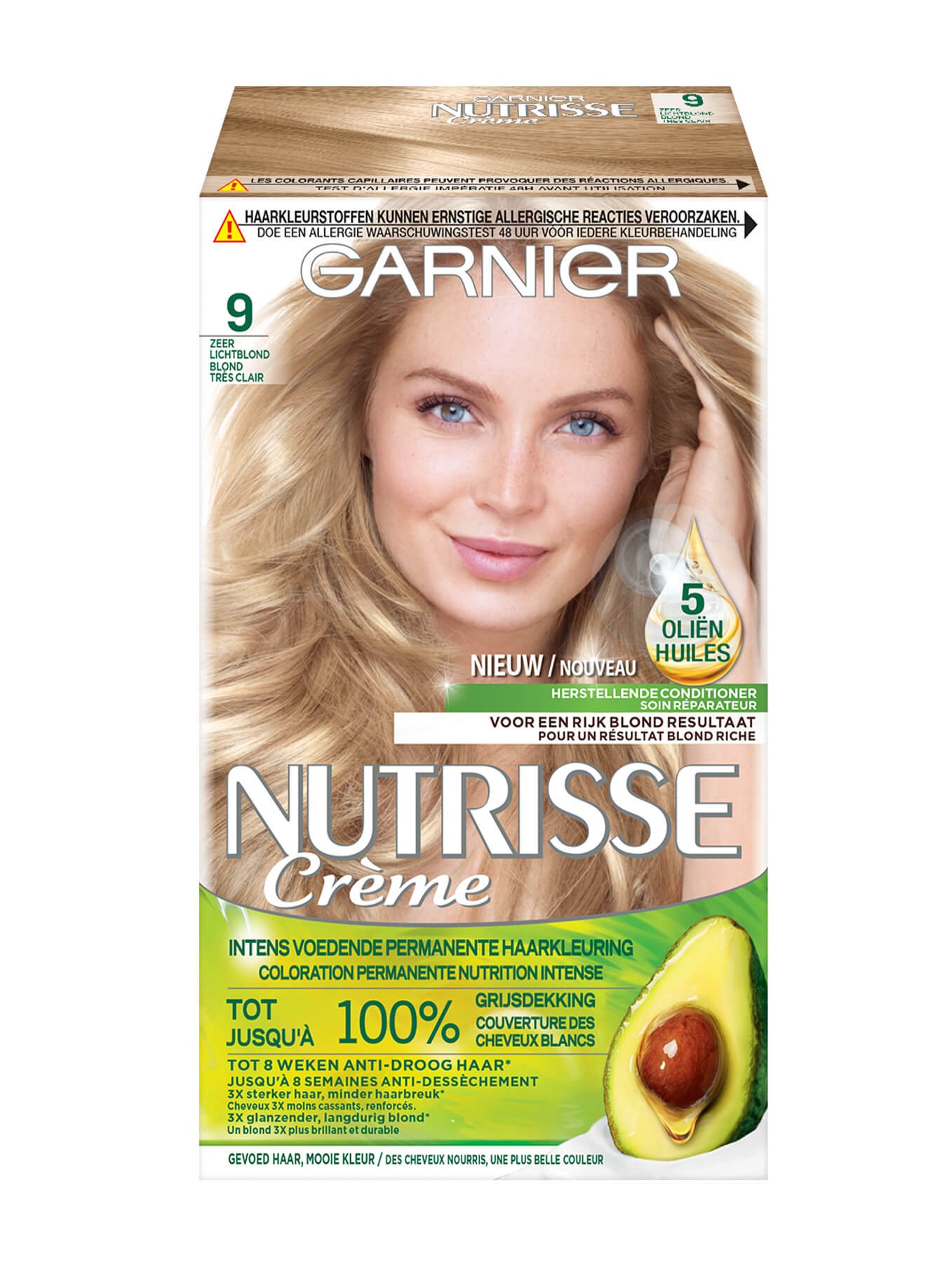 Nutrisse Creme 9 zeer lichtblond